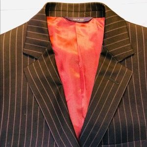 Brooks Brothers Fitzgerald pinstripe suit coat 41R